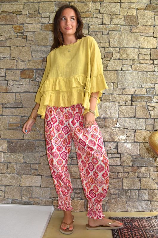 Ren Nerja Shirring Cuff Pant